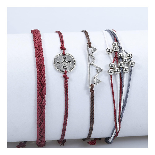 Gflpo 22 Pulseras De Olas De Surfista Para Mujer, Pulseras A