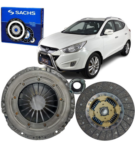 Imagem 10 de 10 de Kit Embreagem Platô Disco Rolamento Tucson Ix35 Sportage 2.0