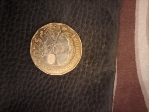 Moneda Conmemorativa Emiliano Zapata Salasar 