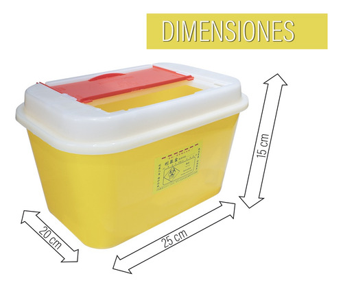 Contenedor Rpbi Para Objetos Punzocortantes 5l