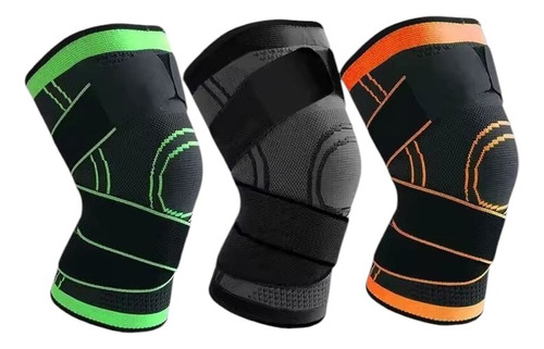 Rodillera Ortopédica Deportiva Sujeta Rotula Ajustable Negro M