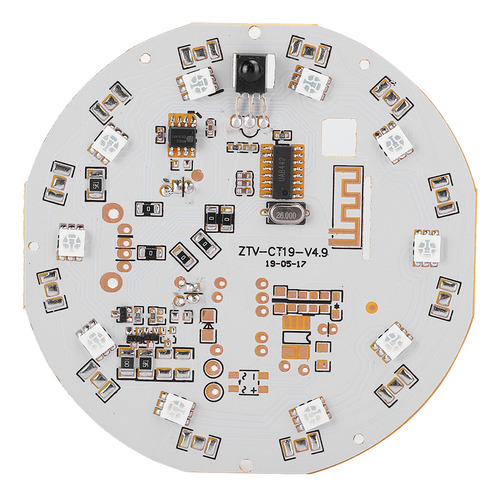 Altavoces Coloridos Rgb Board Ct19, Control Remoto Con Bombi