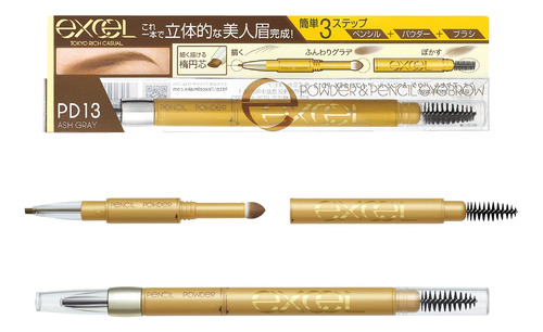 Japan Beauty - Excel Powder & Pencil Cownebrow Ex Pd13 Ash G