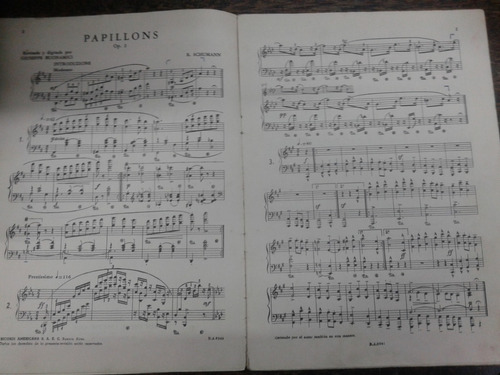 Imagen 2 de 3 de Papillons * Robert Schumann * Ricordi *