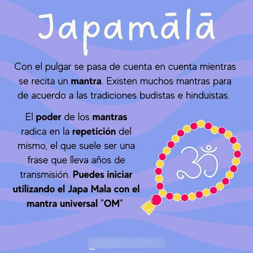 Collar Protector Japa Mala Amazonita / Japamala Rosario