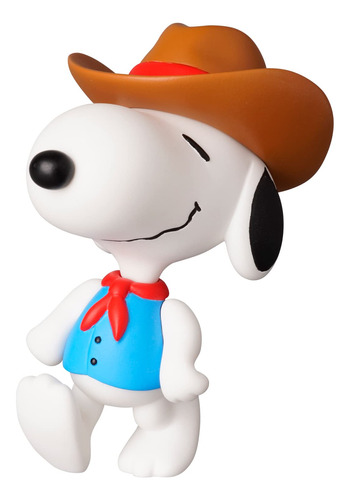 Medicom - Cacahuetes - Cowboy Snoopy - Figura Udf Serie 14