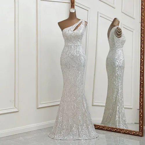 Vestido brilloso largo new arrivals