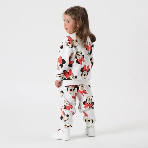 Buzo Niña Minnie Full Print Rosado Disney