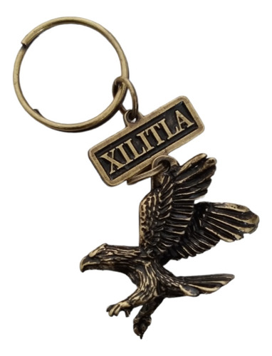 Xilitla Aguila Recuerdo Mexico Llavero Metalico 0474