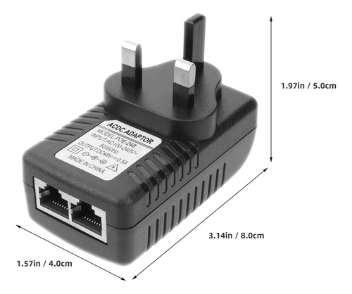 Fuente De Alimentación De Inyector Dc 48v 0.5a A Través De A