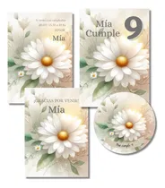 Comprar Imprimible Margarita Cumpleaños Invitación Gracias Stickers