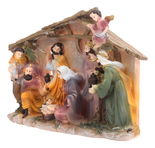 Juego De Figuras De Belén Navideño, Coleccionables, Adorno