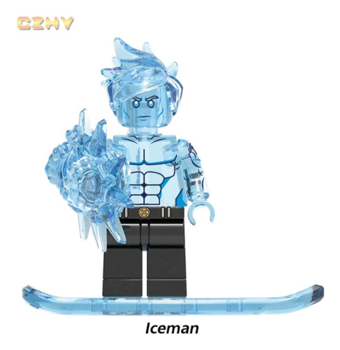 Minifigura Lego Iceman Xmen De Marvel Nuevo 