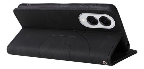 Funda Para Samsung Serie S De Piel Sintética De Alta Calidad, Funda Protectora Tipo Cartera Con Ranura Para Tarjetas, Color Negro