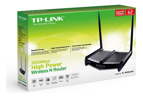 Router  Tp-link Alta Potencia 300mbps Tl-wr841hp Rompe Muros