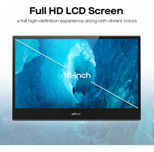 Monitor Portátil Mobile Pixels Glance Fhd 1080p 16 Viaje