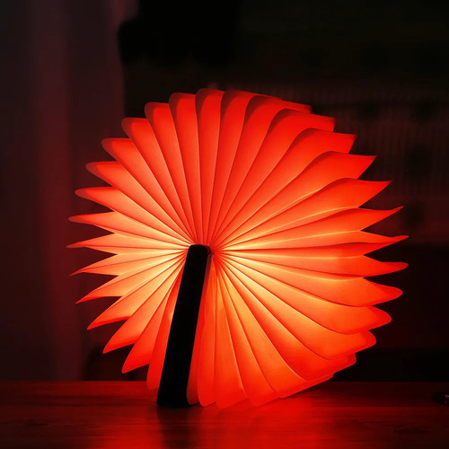 Lámpara De Lectura, Lámpara De Madera Para Libros, Luz Led D