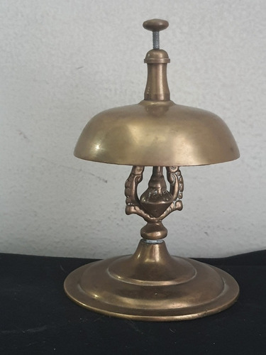 Imagen 1 de 6 de Campana Timbre Para Recepción De Colección En Bronce Remato