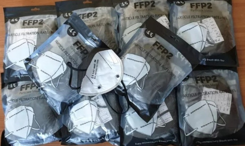 Mascarilla Ffp2,de 6 Capas Protectora,paq.10unid.marcado Ce