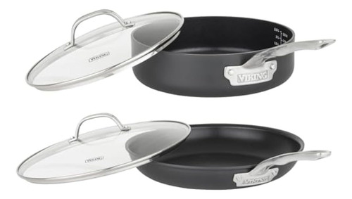 Conjunto De Panelas E Frigideiras Viking Antiaderentes, 12 P