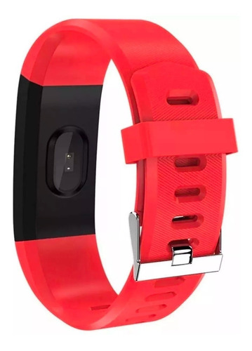 Imagen 2 de 2 de Smartband Noga Band NG-SB01 caja negra, malla roja