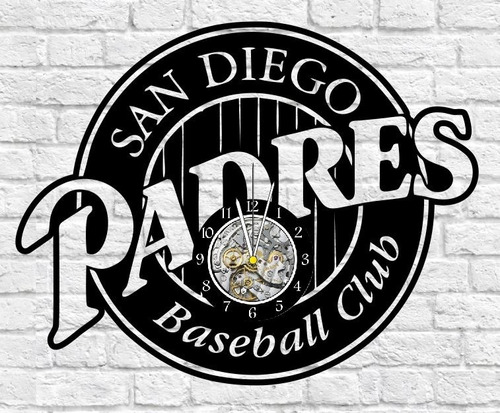 Reloj Corte Laser 3028 San Diego Padres Baseball