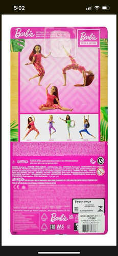 Barbie Made To Move Yoga Pelirroja 435a