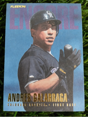 1996 Fleer Andrés Galarraga #220