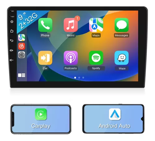 Radio Android Carplay Android Auto 9 Pulgadas Pantalla Wifi