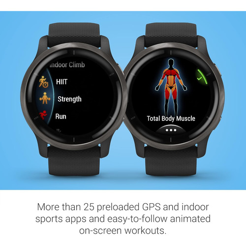 Bisel De Pizarra Para Reloj Inteligente Garmin Venu 2 Con Gp