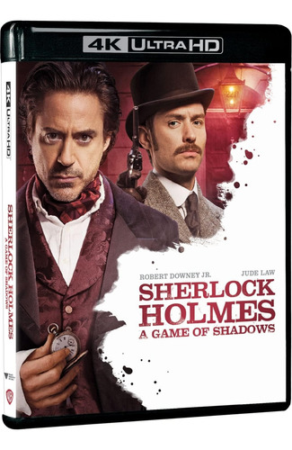 Sherlock Holmes Juego De Sombras 4k + Br Nueva Robert Downey