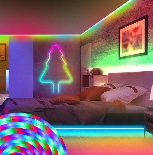 3m Tira Led Rgb Neon Musical Usb, Control Remoto