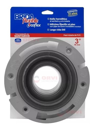 Brida P/sanitario 3 Corta Coflex Pb-150