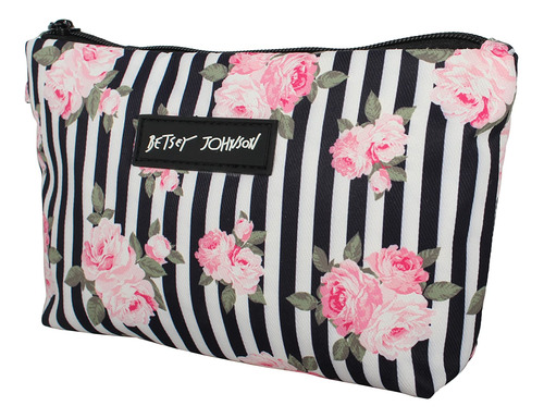 Betsey Johnson Bolsa De Cosmeticos Con Cremallera De 8.5 Pul