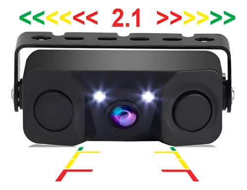 Câmera De Ré Com 2 Sensores 170° Rs-232br Sc Pro Line