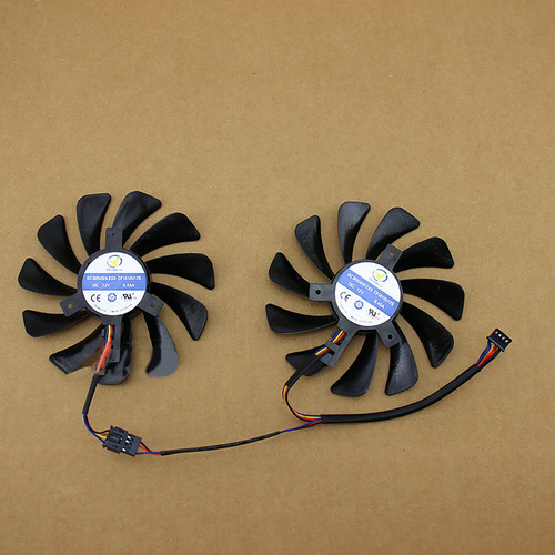 Placa Gráfica De Ventilador De Refrigeração Para Xfx Rx580 R
