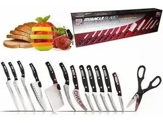 Juego De Set Cuchillos Profesionales Chef Miracle Blade 13 P