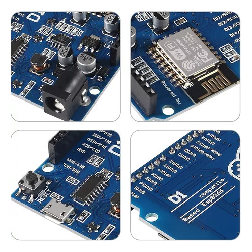Wemos D1 Wifi Basado Esp8266 Ch340 Compatible Arduino Iot