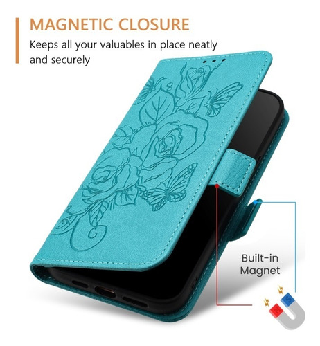 Funda Rosas Con Estampado For Samsung Galaxy A16/a54/a24