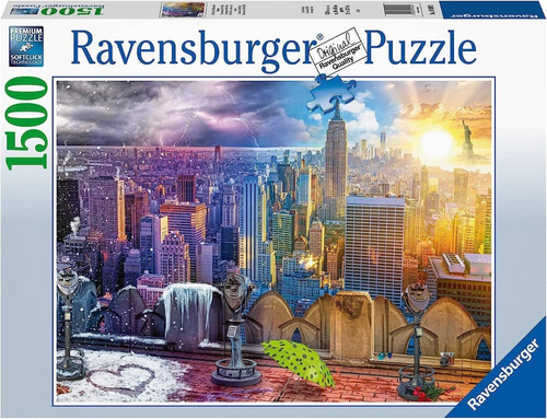 Rompecabezas Puzzle 1500 Estaciones New York Ravensburger