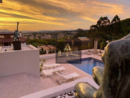 Imagem 20 de 23 de Casa Espetacular Á Venda No Alphaville 8, Santana De Parnaíba. Com 6 Suítes E Lazer! - Ca2498