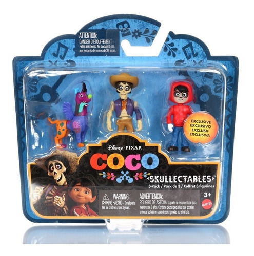 Coco Disney Pixar Skullectables Dante Héctor Miguel Brilla