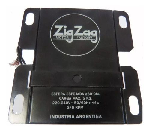 Imagen 8 de 10 de Motor Para Bola Boliche Esfera Espejada Hasta 60 Zig Zag