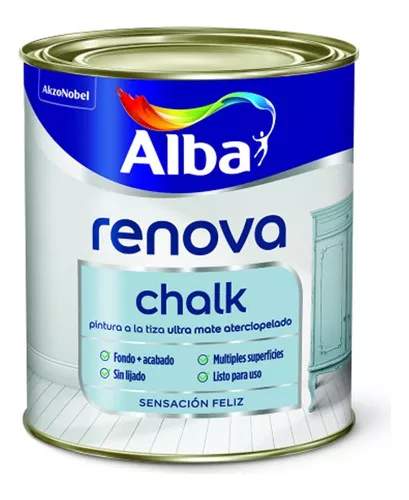 e-concreto Pintura a la Tiza para Muebles 1L, Pintura para Muebles sin  lijar