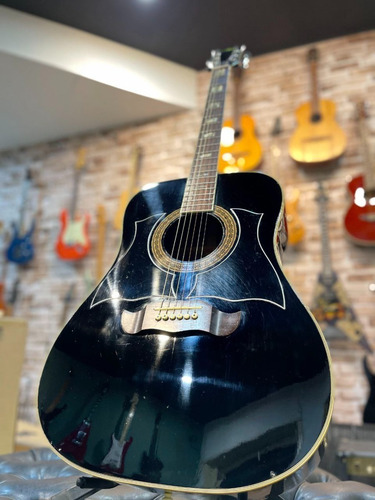 Imagem 10 de 10 de Raríssimo Violão Sigma Folk Dreadnought Sg-09 1970 C\case