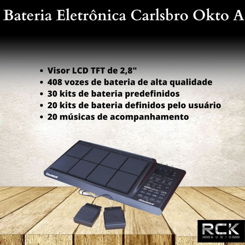 Bateria Eletrônica Carlsbro Okto A
