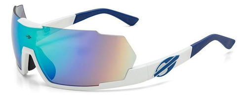 Oculos Sol Mormaii Predator M0084b6285 Branco Fosco Cor Cinza Fumê Cor da armação Cinza Fumê Cor da lente Azul Desenho Esportivo