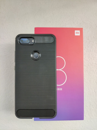 Funda Xiaomi Mi 8, Mi 8 Lite Y Mi 8 Pro Diseño Fibra Carbono