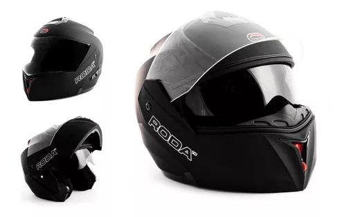 Casco Roda Revenge Negro Mate Con Bluetooth Certificado Dot