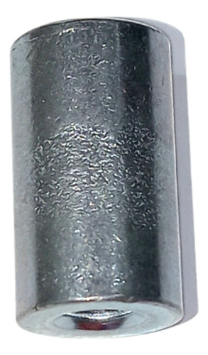 Gimnasio Terminal Barril Para Cable 6mm. 10 Unidades Plateado